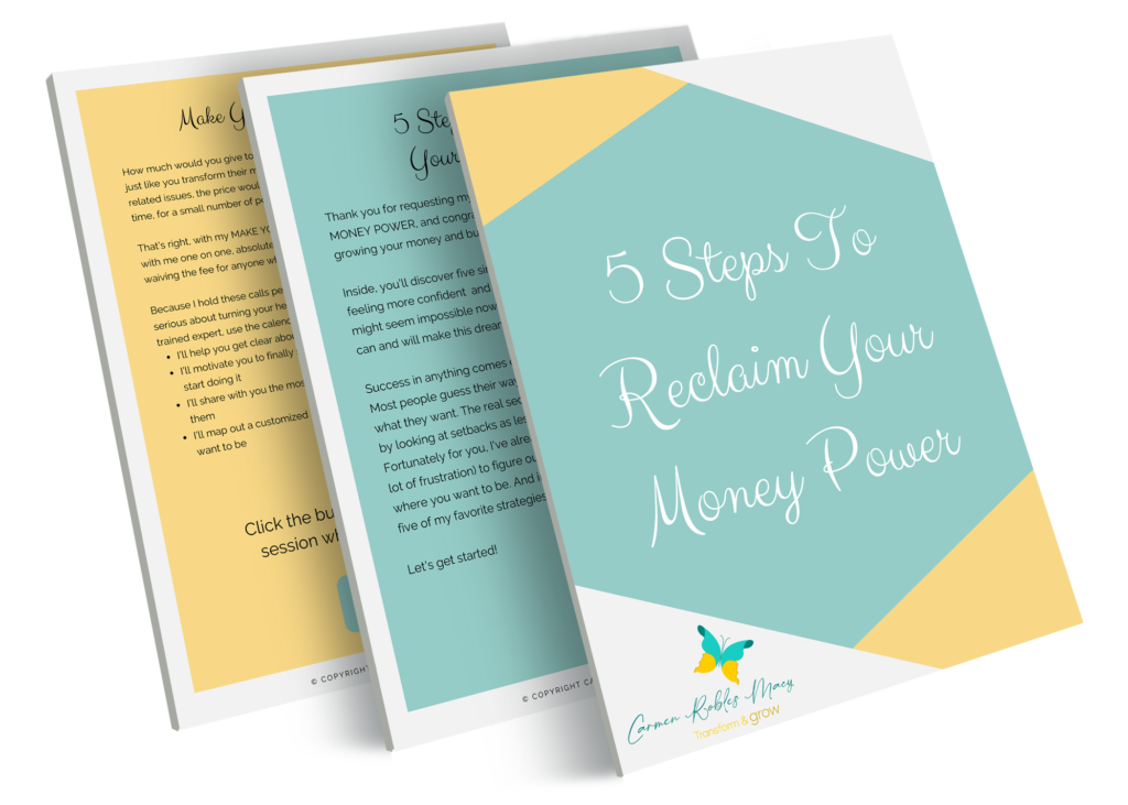 Image of "5 Steps to Reclaim Your Money Power"